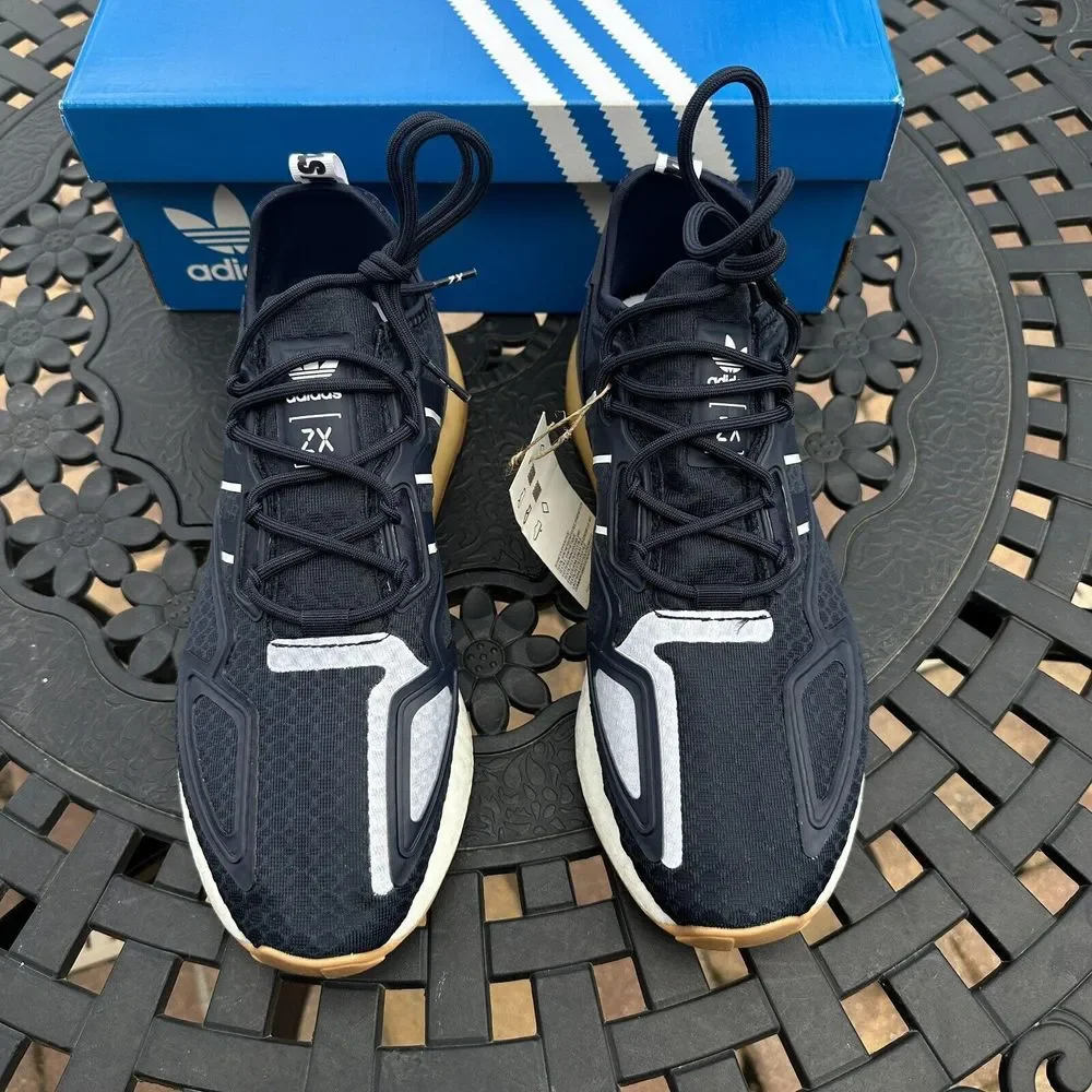 Adidas ZX 2K Boost Legend Ink Gum Men's Athletic Shoes G58084